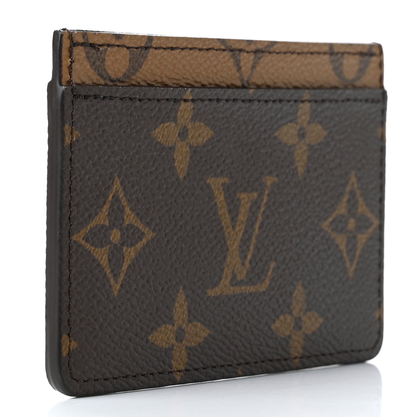 Reverse Monogram Card Holder