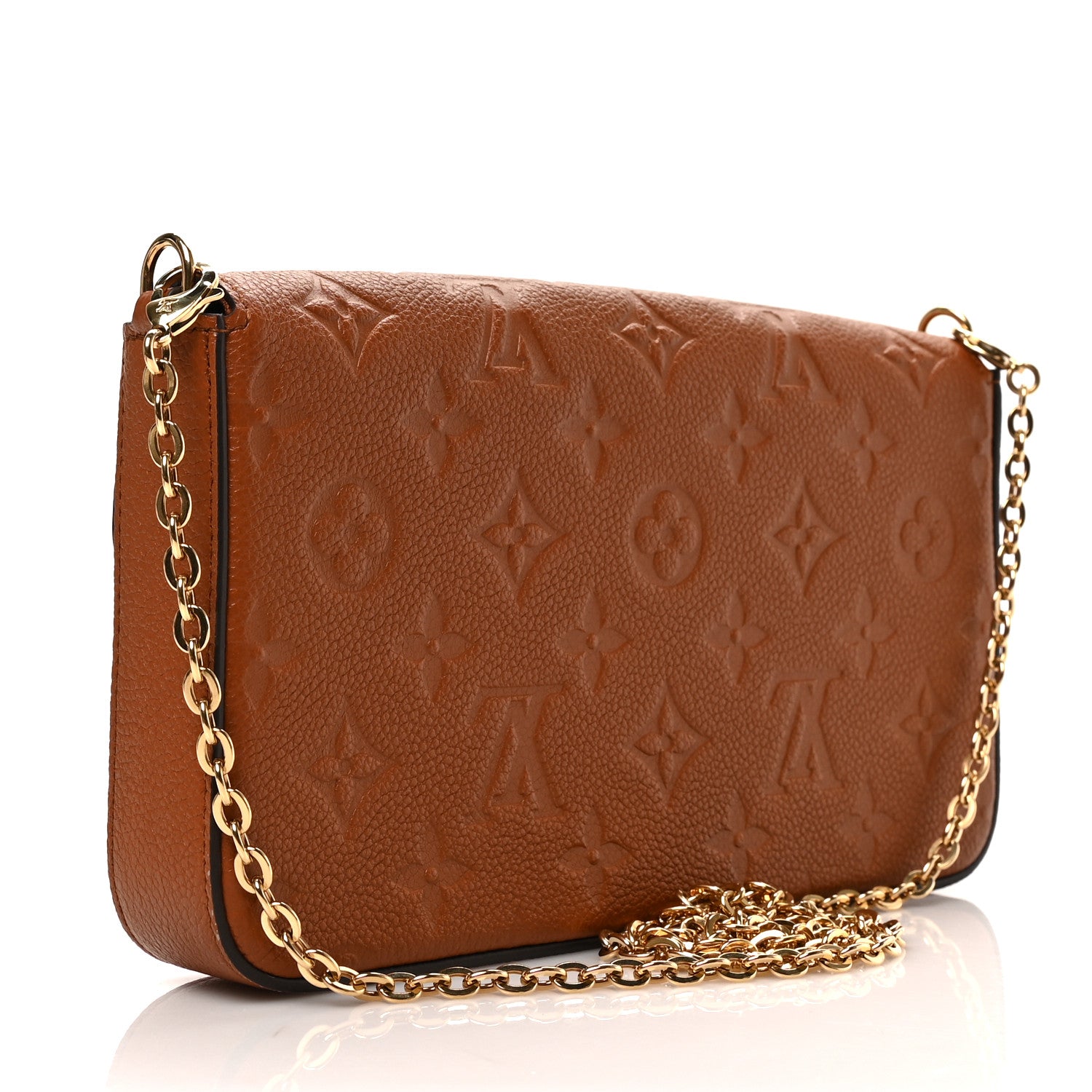 Louis Vuitton Empreinte Pochette Felicie Chain Wallet Cognac 4 of 9