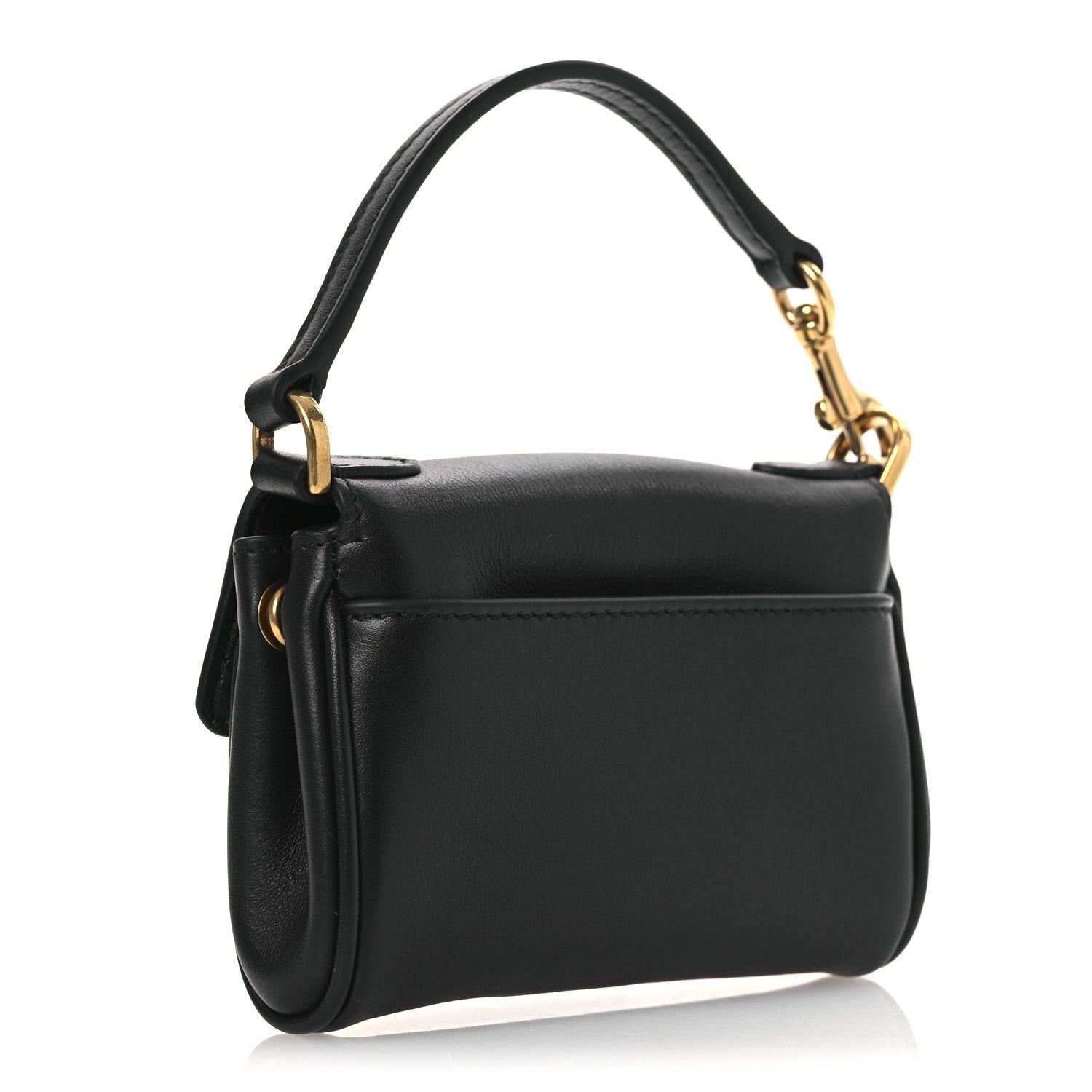 Balenciaga Smooth Calfskin Rodeo Micro Bag Charm Black 3 of 11