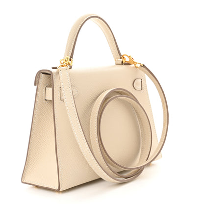 Hermes Epsom Mini Kelly Sellier 20 Craie 3 of 10