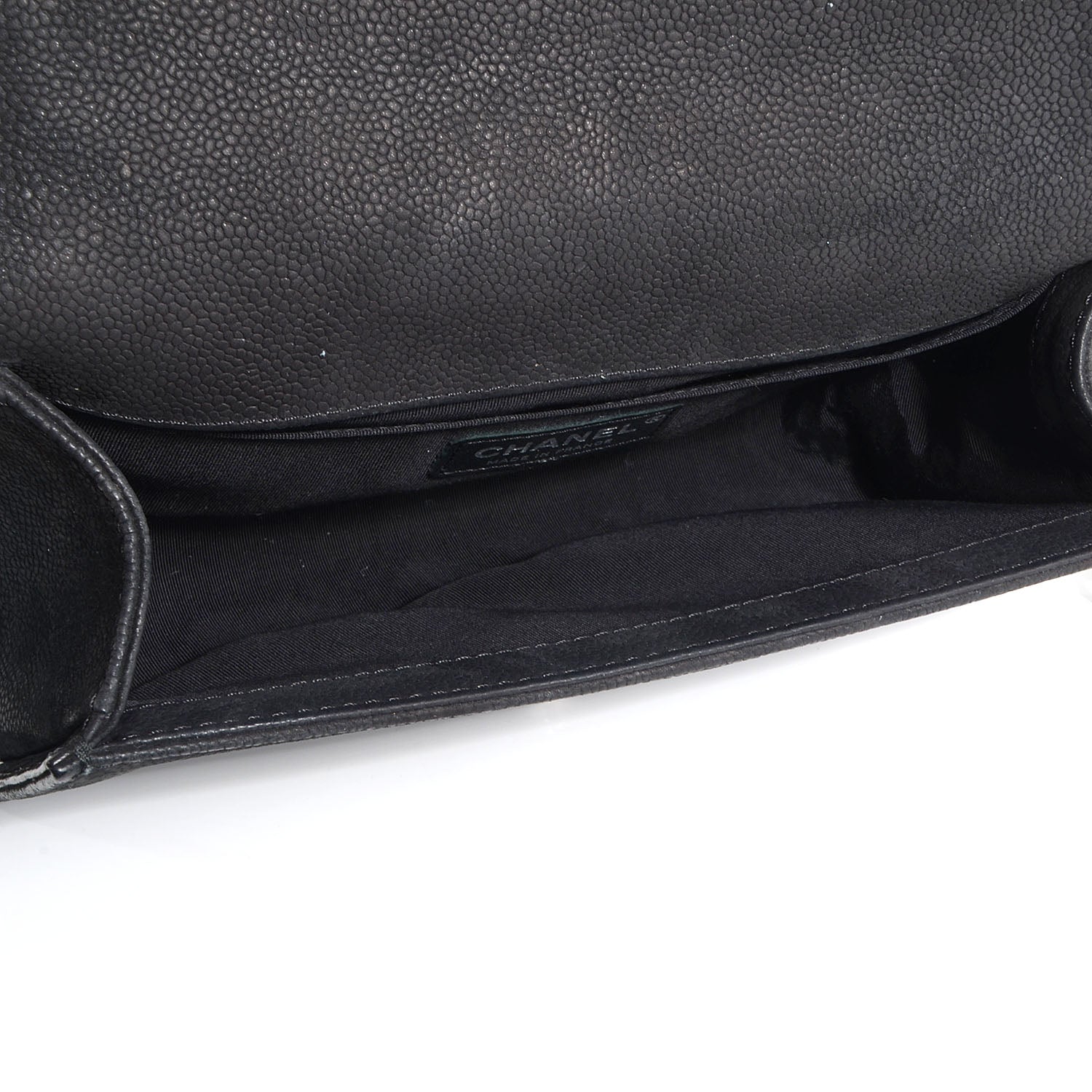 Chanel Iridescent Caviar Medium Boy Flap Black 5 of 8