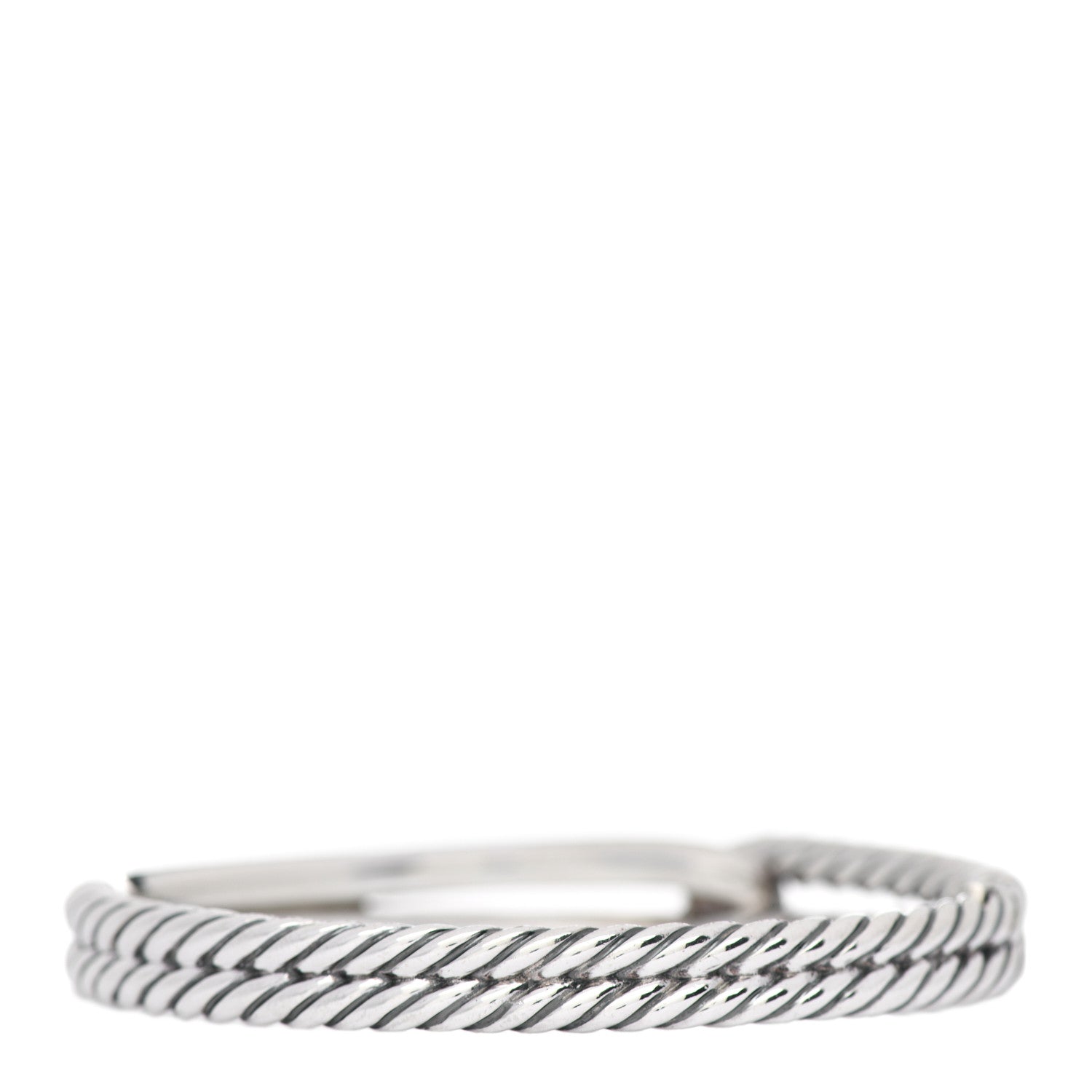 David Yurman Sterling Silver 10mm Single Loop Labyrinth Bracelet 2 of 3