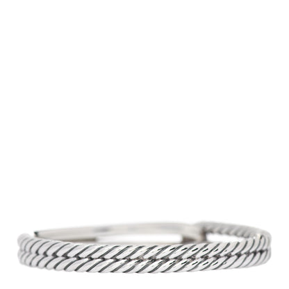 David Yurman Sterling Silver 10mm Single Loop Labyrinth Bracelet 2 of 3