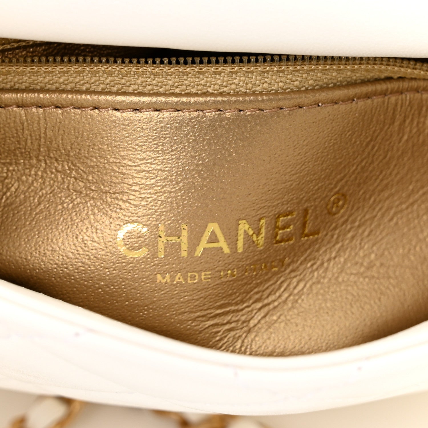 Chanel Lambskin Quilted Side-Packs White 7 of 13