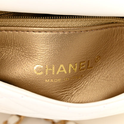 Chanel Lambskin Quilted Side-Packs White 7 of 13