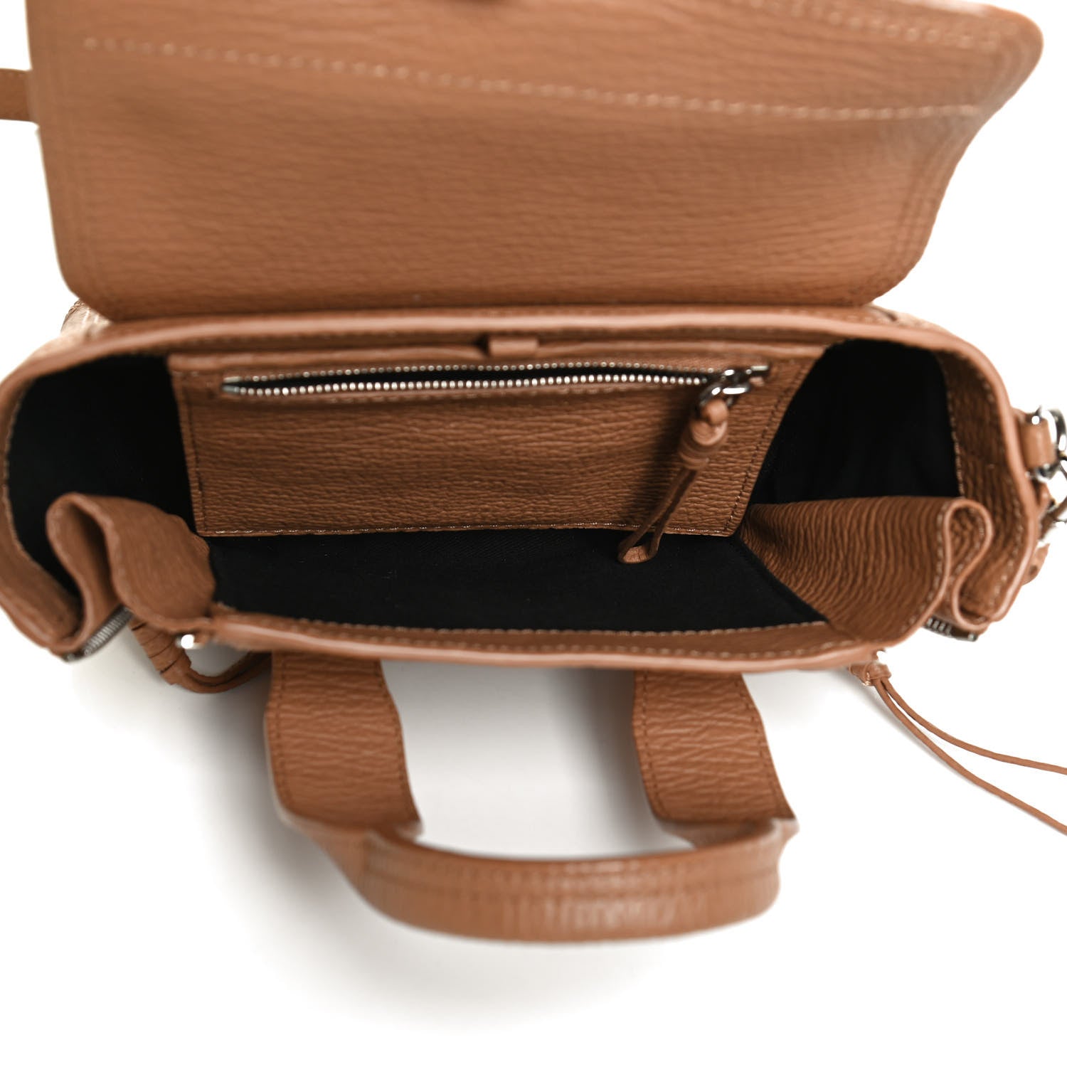3.1 Phillip Lim Textured Calfskin Mini Pashli Satchel Tan 4 of 9