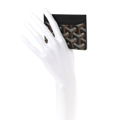 Goyard Goyardine Saint Sulpice Card Holder Black 4 of 12