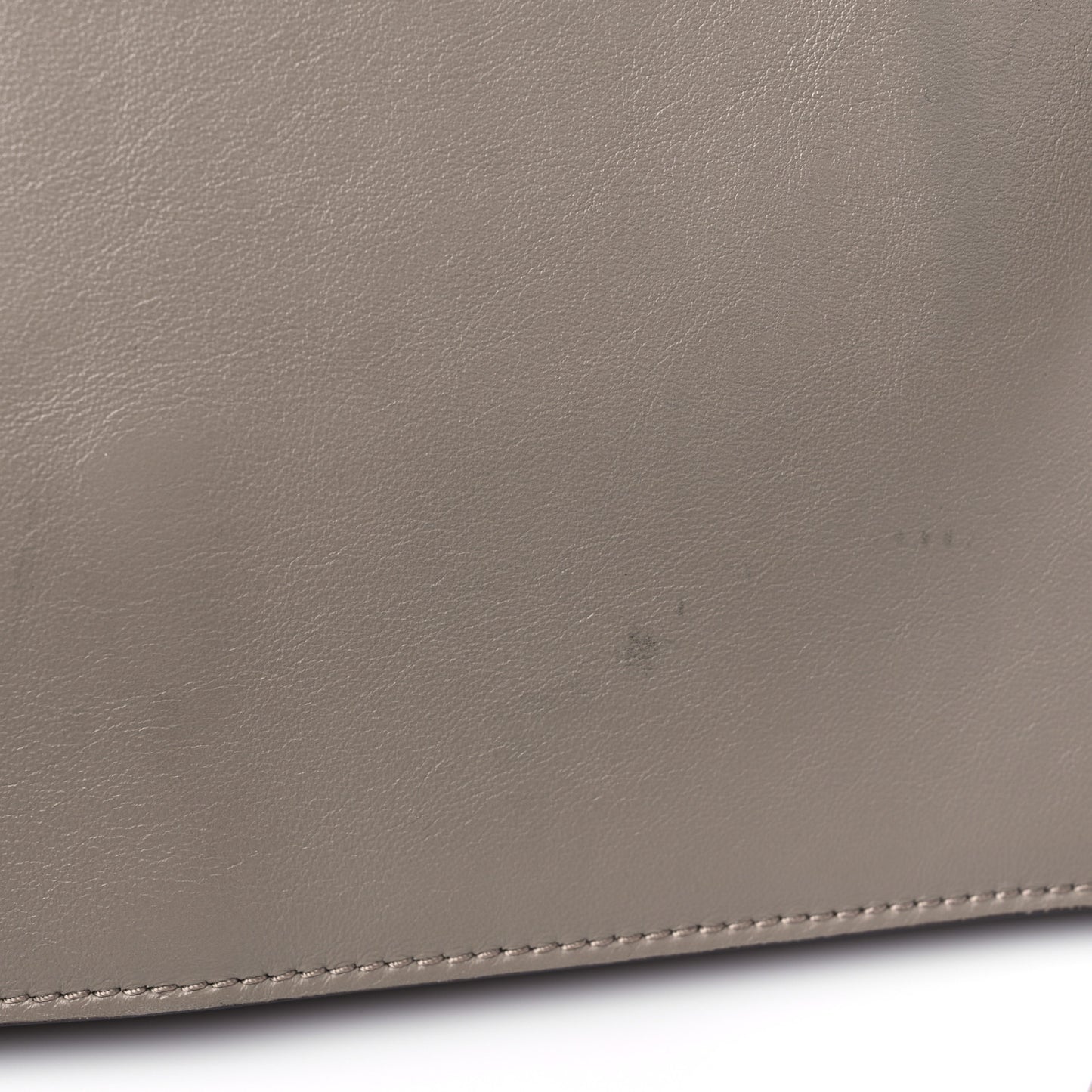 Calfskin Suede Medium Faye Shoulder Bag Motty Grey