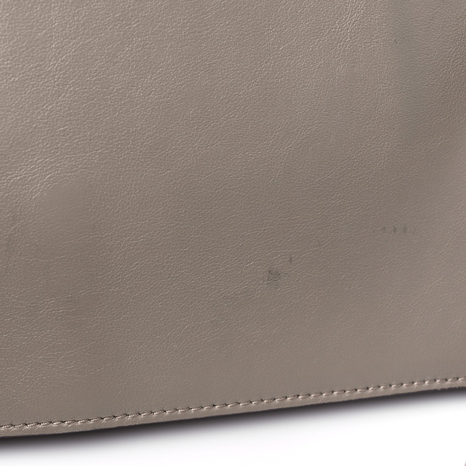 Chloe Calfskin Suede Medium Faye Shoulder Bag Motty Grey 13 of 13