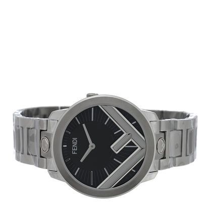 Fendi Stainless Steel 36mm Run Away Quartz Watch Black 2 of 5