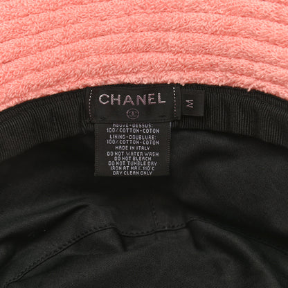 Chanel Cotton Terry Cloth CC Bucket Hat M 8 of 8