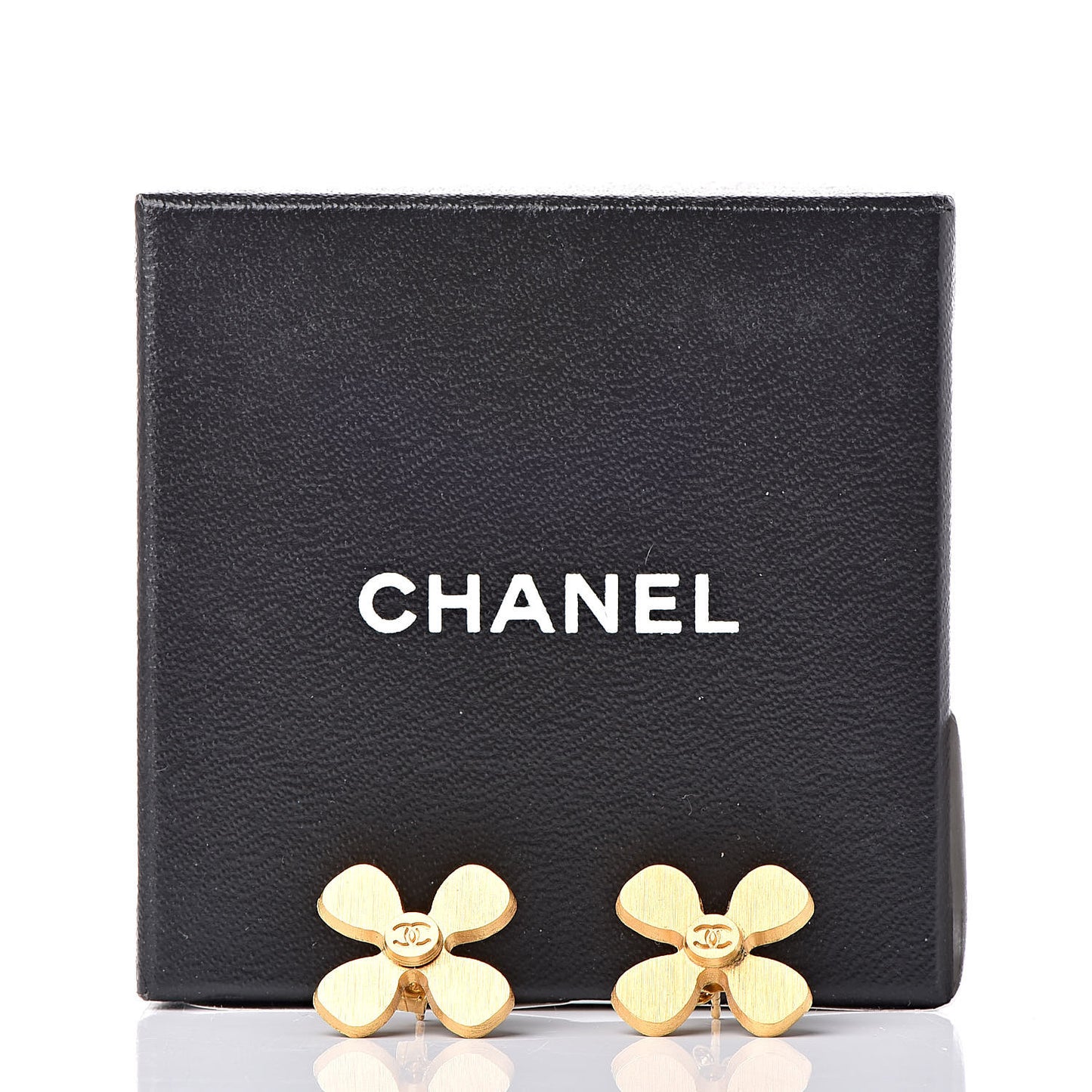 CC Cross Earrings Gold