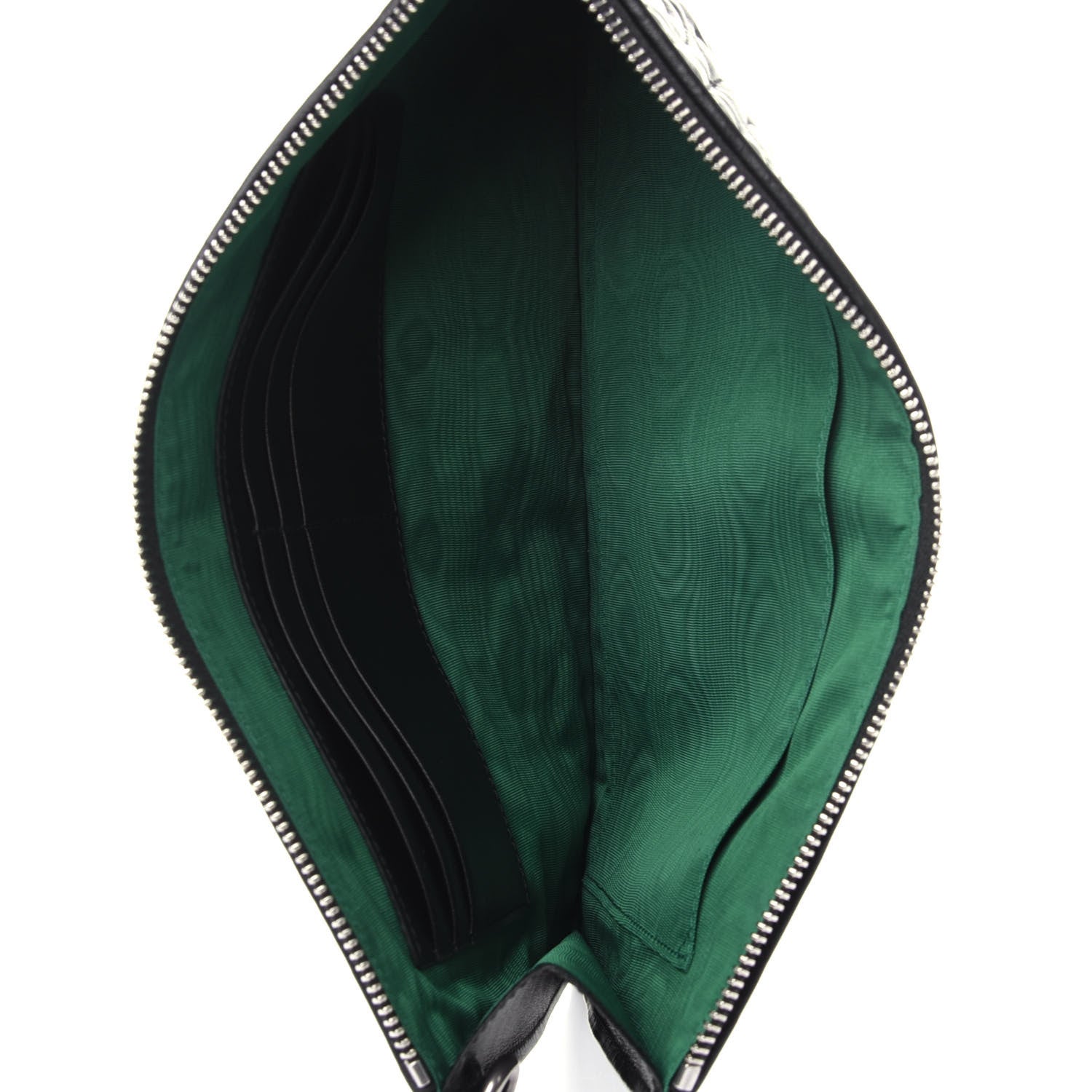 Gucci Calfskin G Rhombus Quilted Documents Holder Black 6 of 11