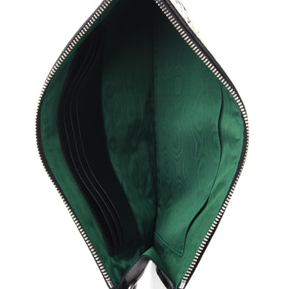 Gucci Calfskin G Rhombus Quilted Documents Holder Black 6 of 11