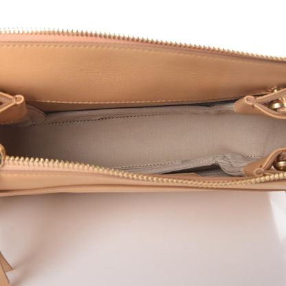 Chloe Calfskin Suede Small Roy Bag Bleached Brown 6 of 8