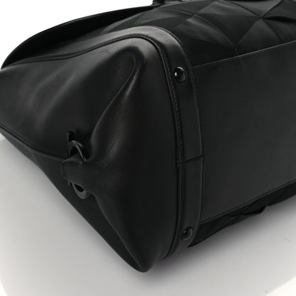 Salvatore Ferragamo Calfskin Nylon Suzanna Gancini Satchel Black 8 of 9