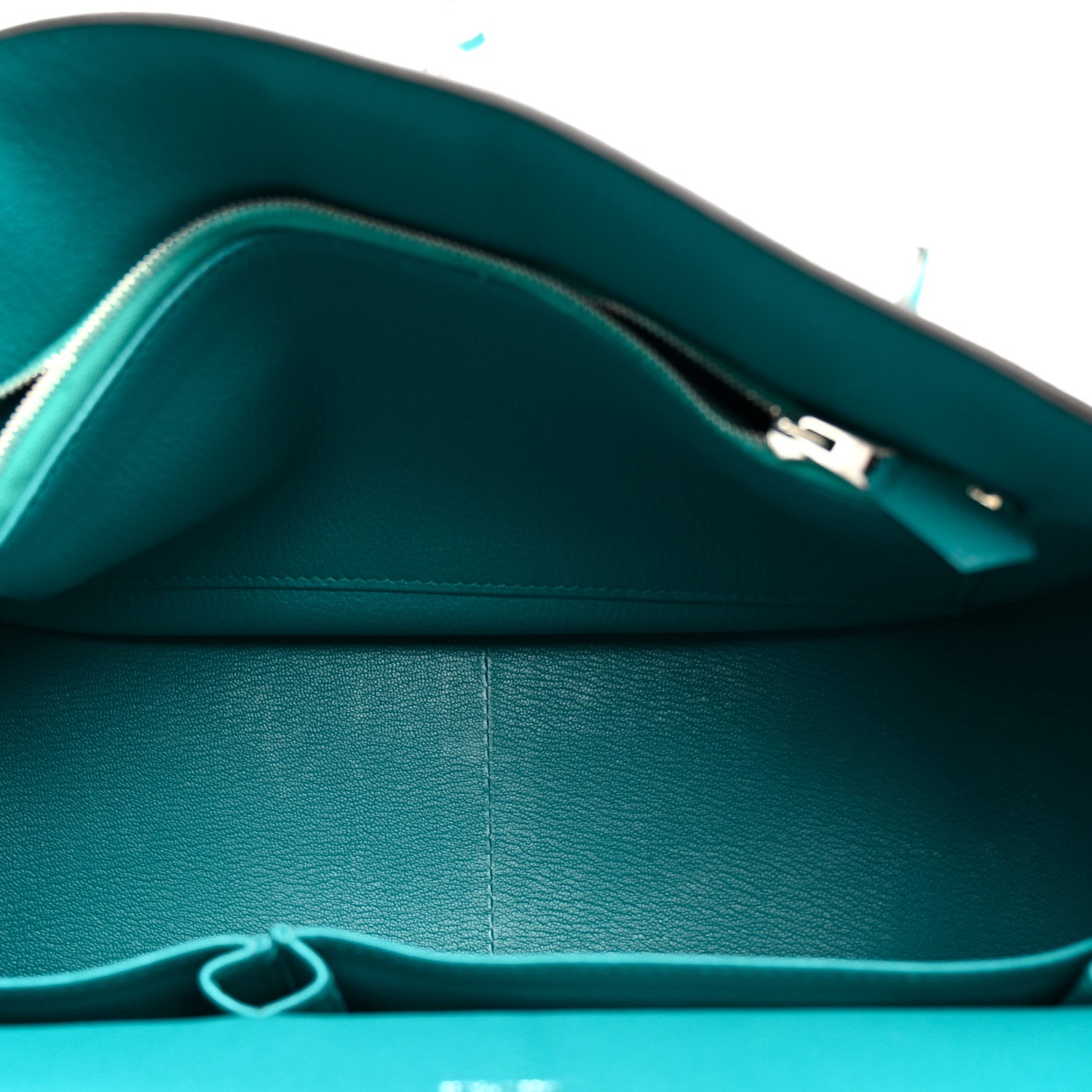 Hermes Taurillon Clemence Jypsiere 28 Bleu Paon 5 of 17