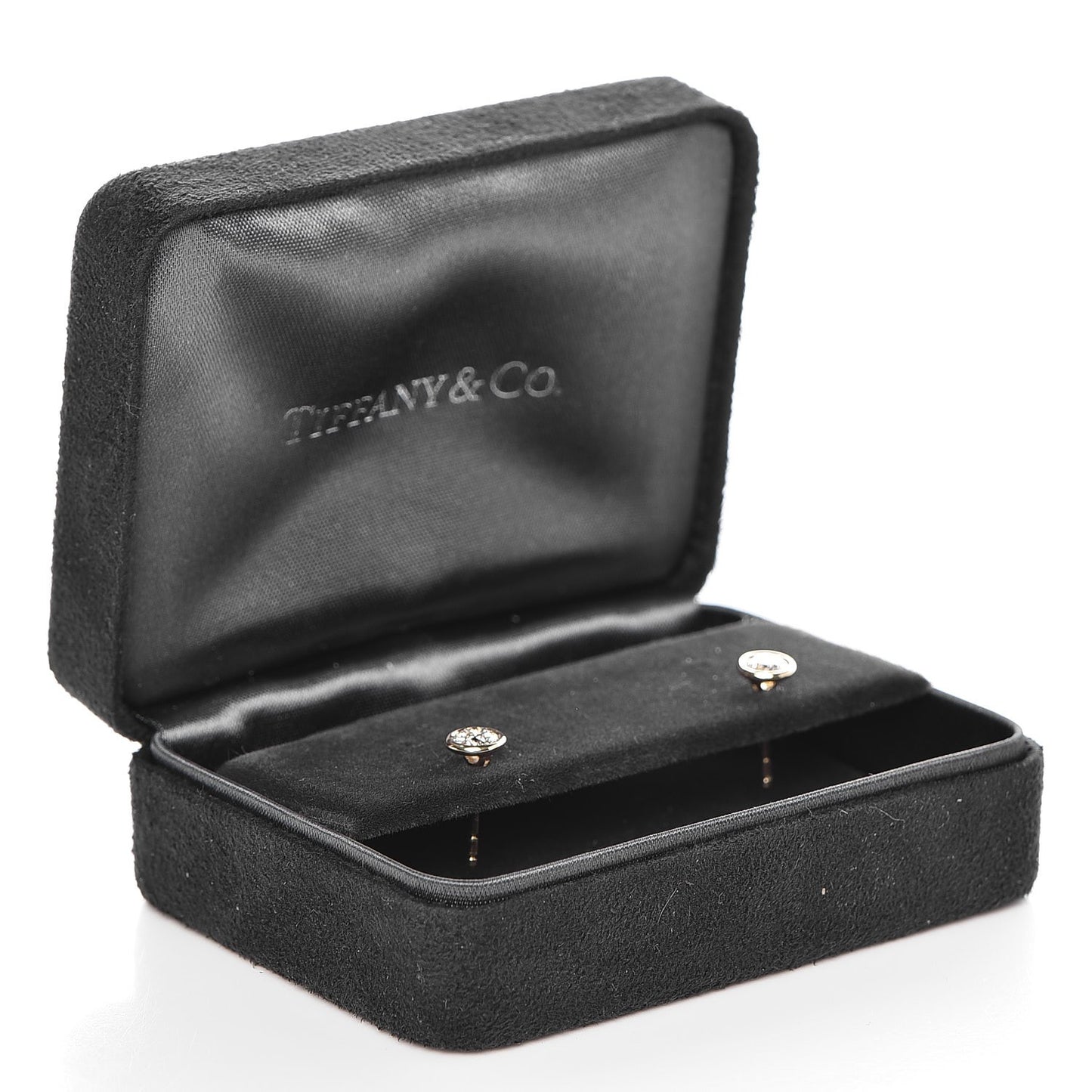 18K Yellow Gold Diamond .64ctw Elsa Peretti Diamonds By The Yard Earrings