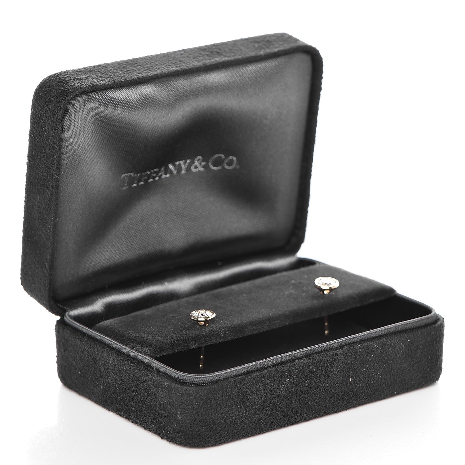 Tiffany 18K Yellow Gold Diamond .64ctw Elsa Peretti Diamonds By The Yard Earrings 5 of 5