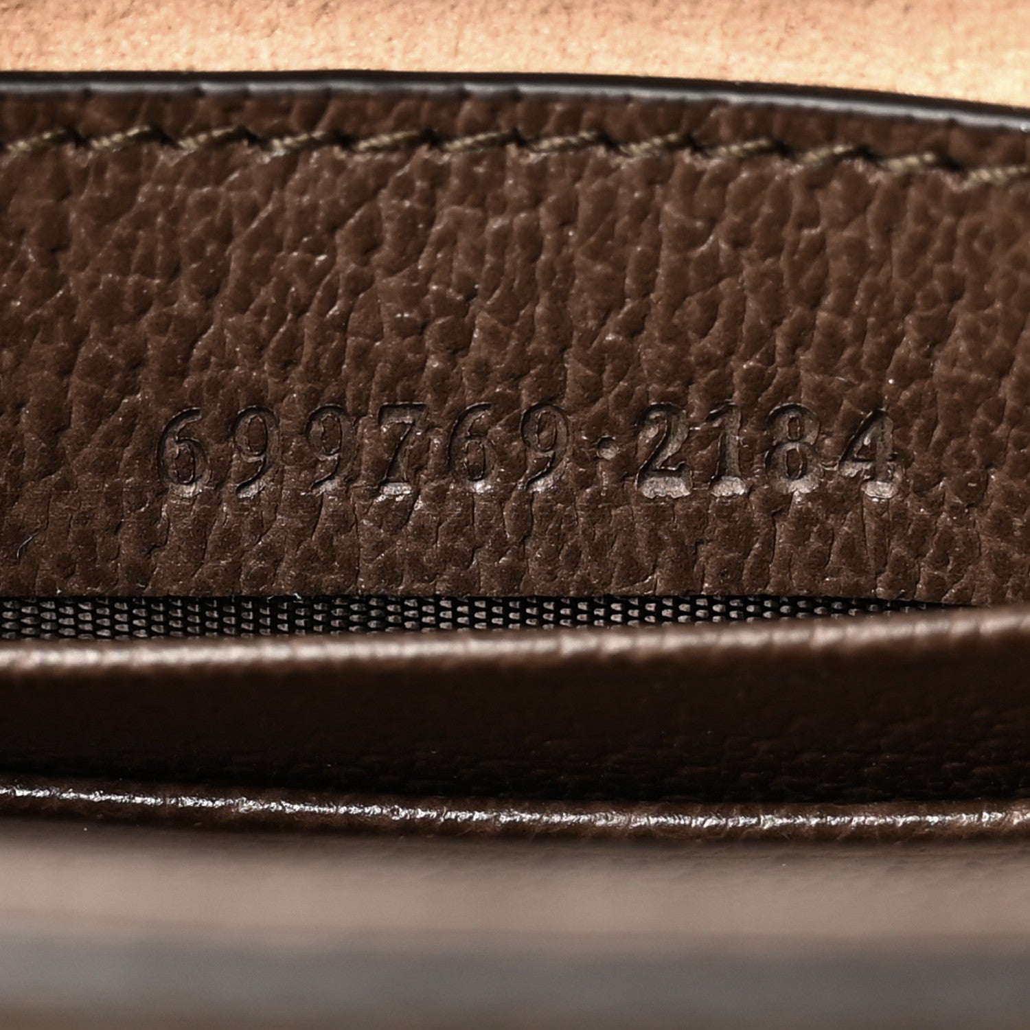 Gucci GG Supreme Monogram Web Ophidia Wristlet Brown 6 of 7