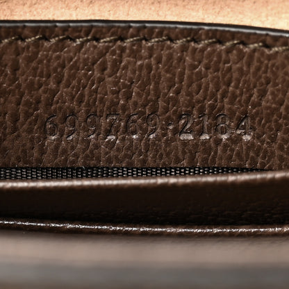 Gucci GG Supreme Monogram Web Ophidia Wristlet Brown 6 of 7