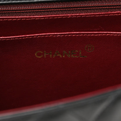 Chanel Lambskin Quilted XL Jumbo Single Flap Black 6 of 24