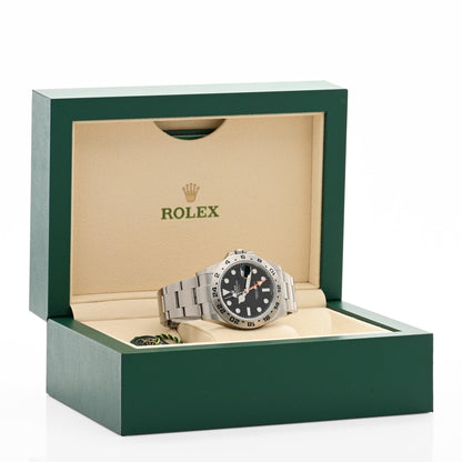 Rolex Stainless Steel 42mm Oyster Perpetual Date Explorer II Watch Black 226570 5 of 5