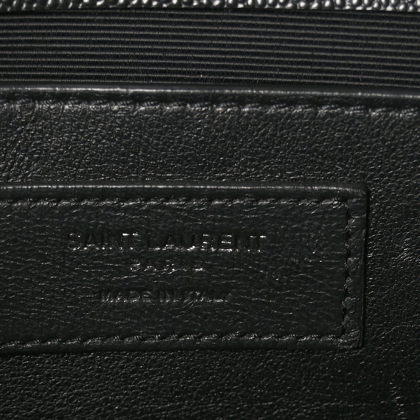 Grain De Poudre Medium Classic Monogram Monochrome Kate Satchel Black