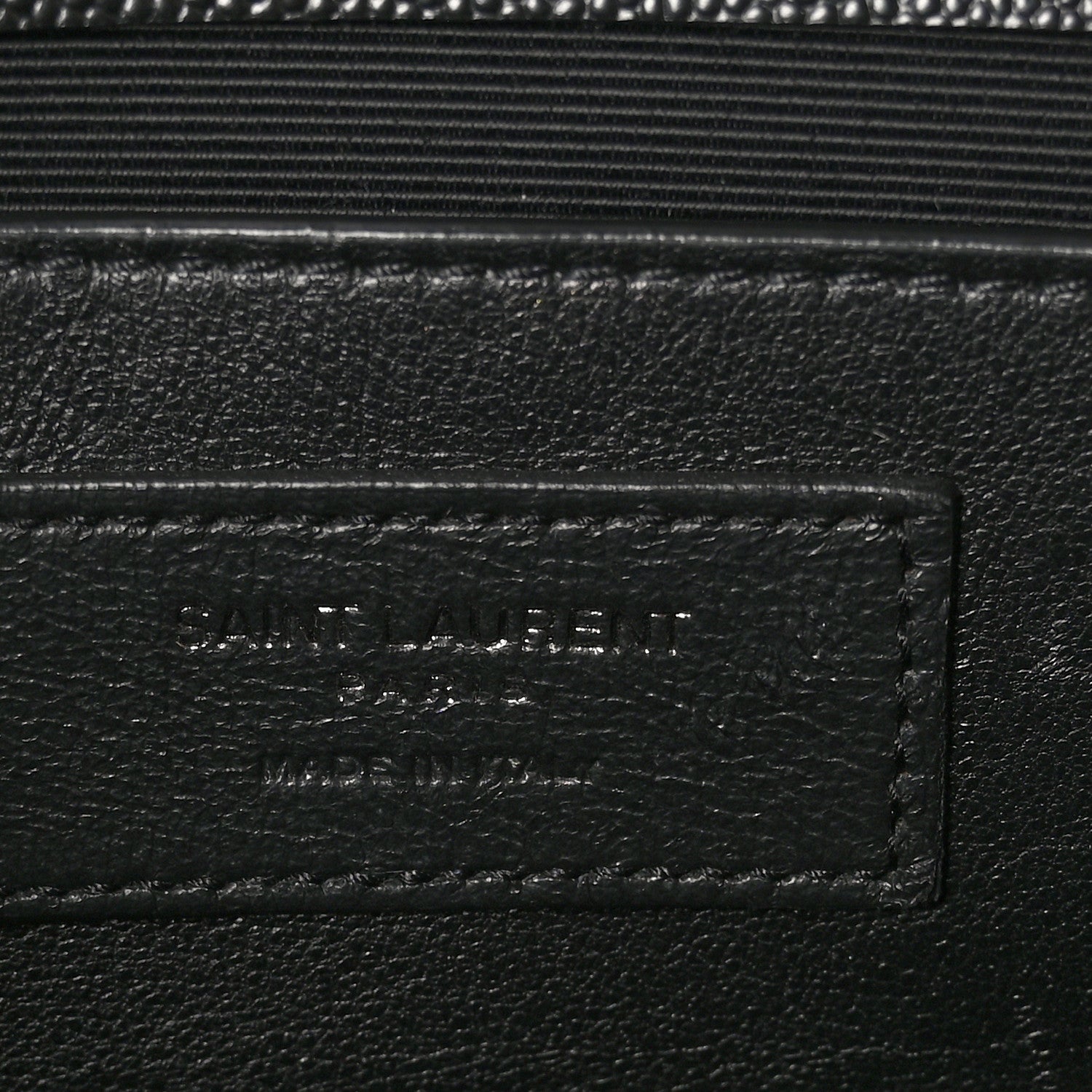 Saint Laurent Grain De Poudre Medium Classic Monogram Monochrome Kate Satchel Black 6 of 10