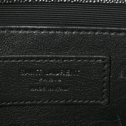 Saint Laurent Grain De Poudre Medium Classic Monogram Monochrome Kate Satchel Black 6 of 10