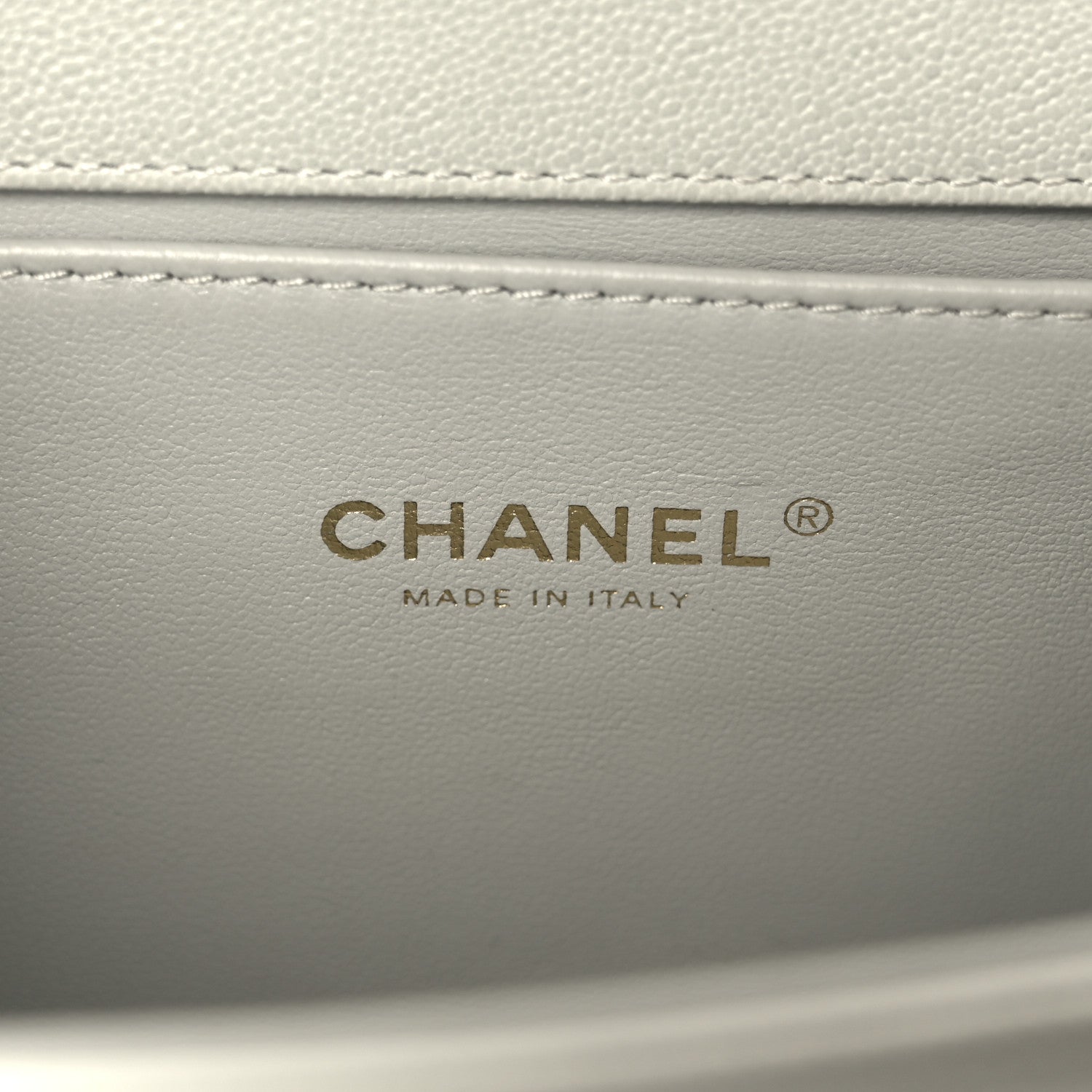 Chanel Caviar Chevron Quilted Medium Boy Flap Light Green 6 of 12