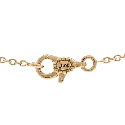 Christian Dior 18K Yellow Gold Diamond Dioramour Pendant Necklace 5 of 6