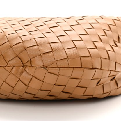 Bottega Veneta Nappa Intrecciato Teen Jodie Hobo Caramel 10 of 11