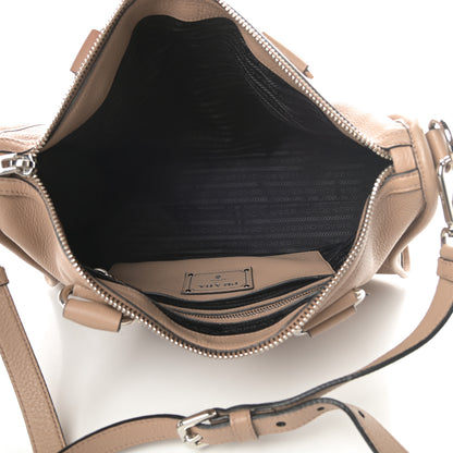 Prada Vitello Daino Shopping Satchel Cammeo 5 of 18