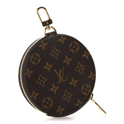 Louis Vuitton Monogram OnTheGo East West Round Coin Purse Red 3 of 8