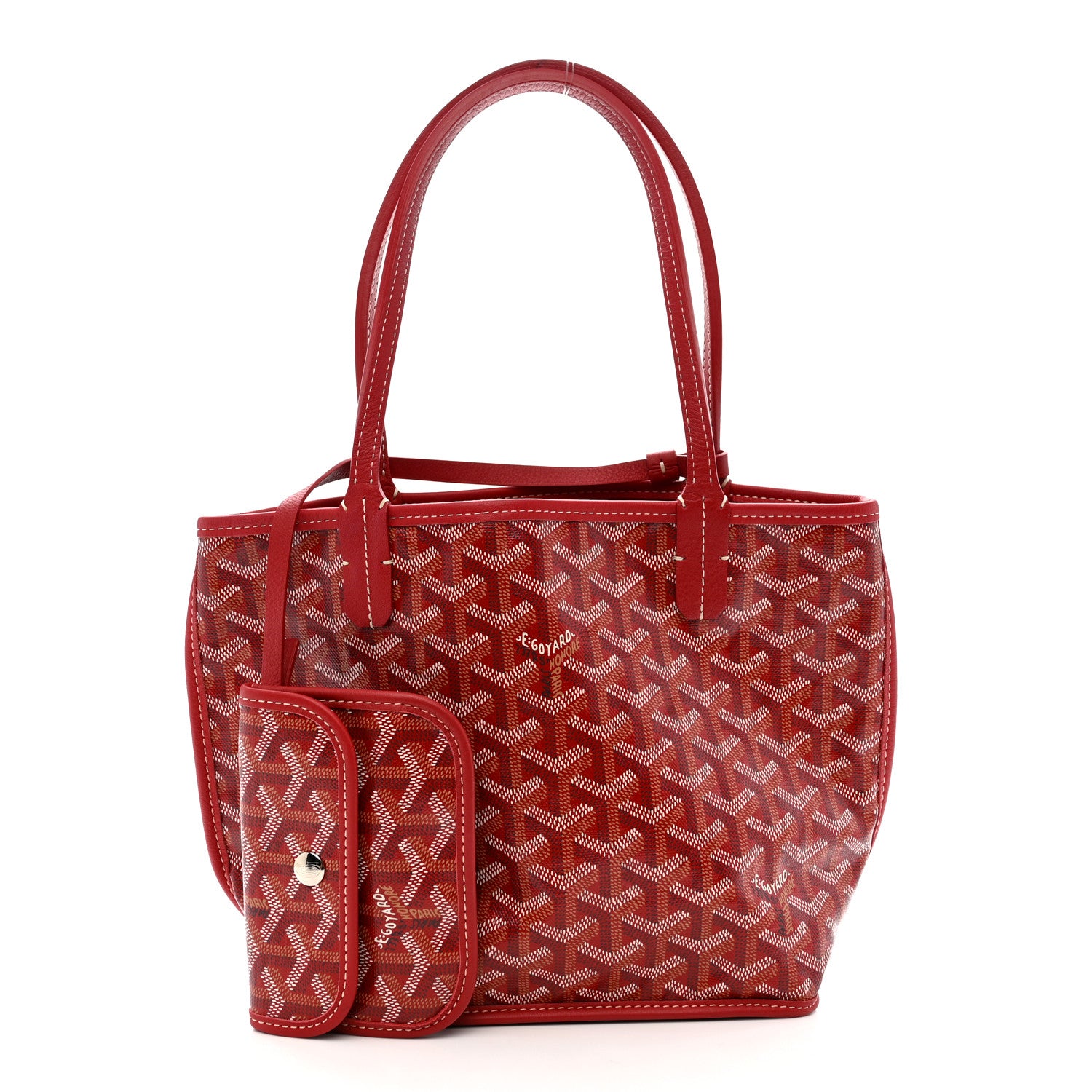 Goyard Goyardine Reversible Mini Anjou Red 4 of 19