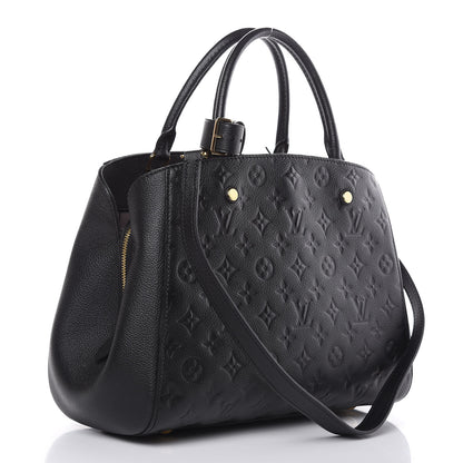 Louis Vuitton Empreinte Montaigne MM Black 3 of 9