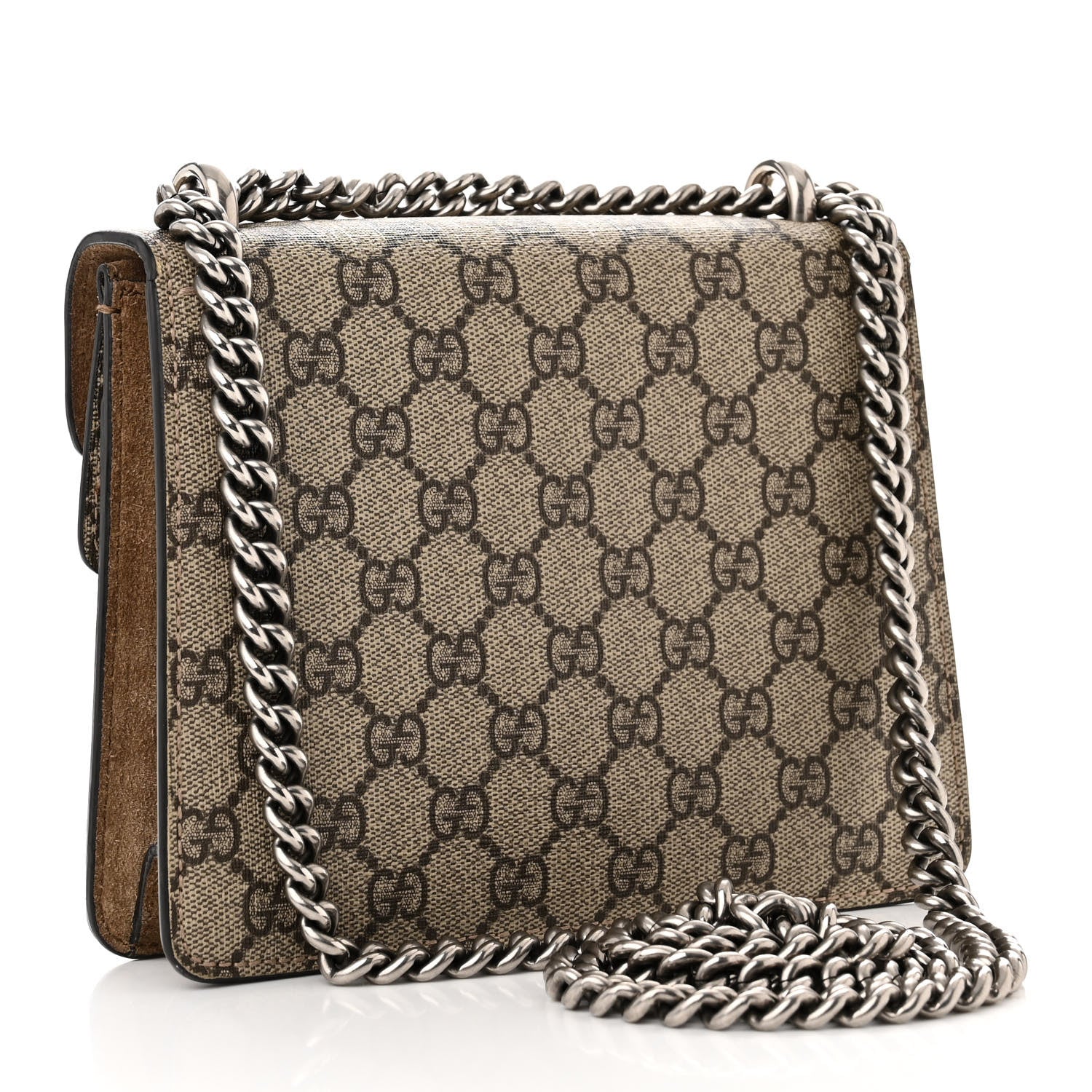Gucci GG Supreme Monogram Mini Dionysus Shoulder Bag Taupe 2 of 10