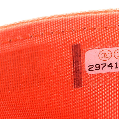 Chanel Caviar Quilted Boy Card Holder Orange 7 of 9