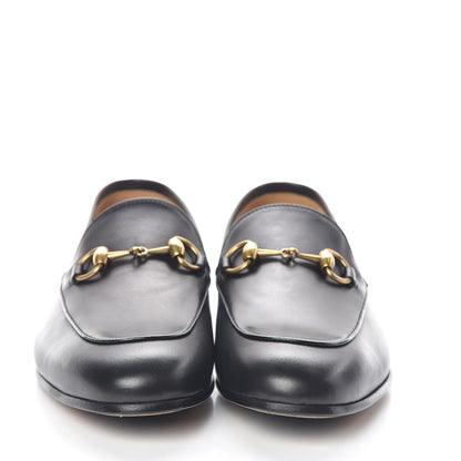 Gucci Calfskin Hosebit Mens Jordaan Loafers 5.5 Black 2 of 9