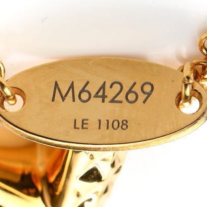 Louis Vuitton Essential V Guilloche Bracelet Gold 5 of 5