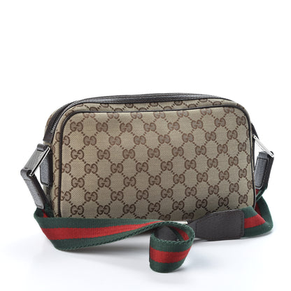 Gucci Monogram Signature Web Camera Bag Brown 2 of 9