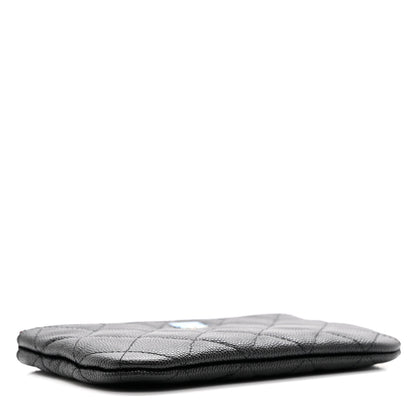 Chanel Caviar Quilted Small Cosmetic Case Black 4 of 8