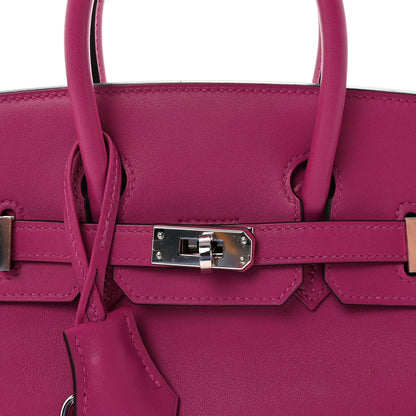 Hermes Swift Birkin 25 Rose Pourpre 8 of 11