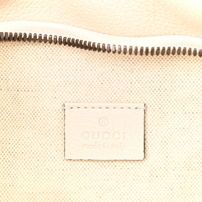 Gucci Grained Calfskin Logo Belt Bag White 6 of 11