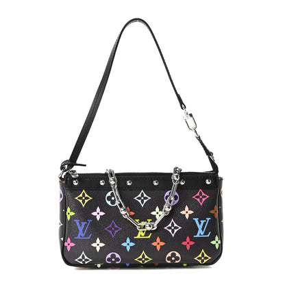 Louis Vuitton LV X TM Monogram Multicolor Pochette Accessories Black 1 of 9