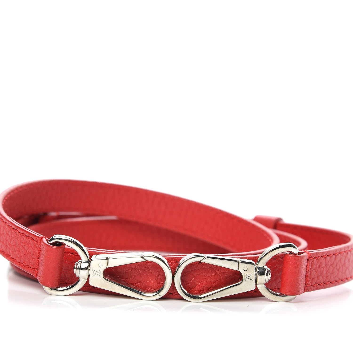 Louis Vuitton Calfskin Adjustable Taurillon Capucines Shoulder Strap Rubis 3 of 3
