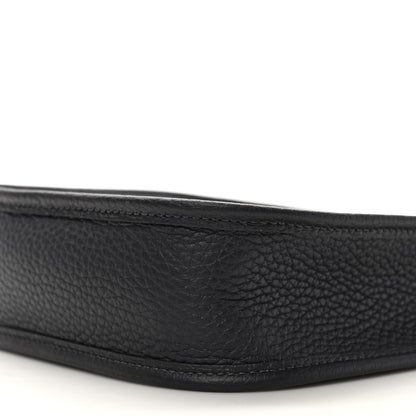 Hermes Taurillon Clemence Zigzag Evelyne TPM Caban Black Bleu Zellige Indigo 7 of 8
