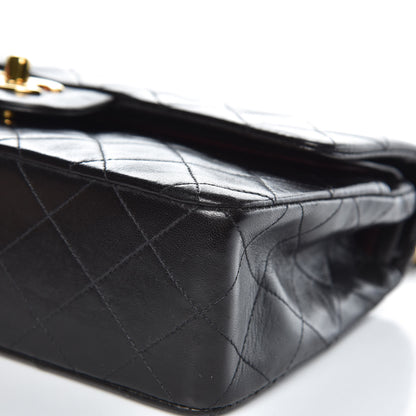 Chanel Lambskin Quilted Small Double Flap Black 10 of 13