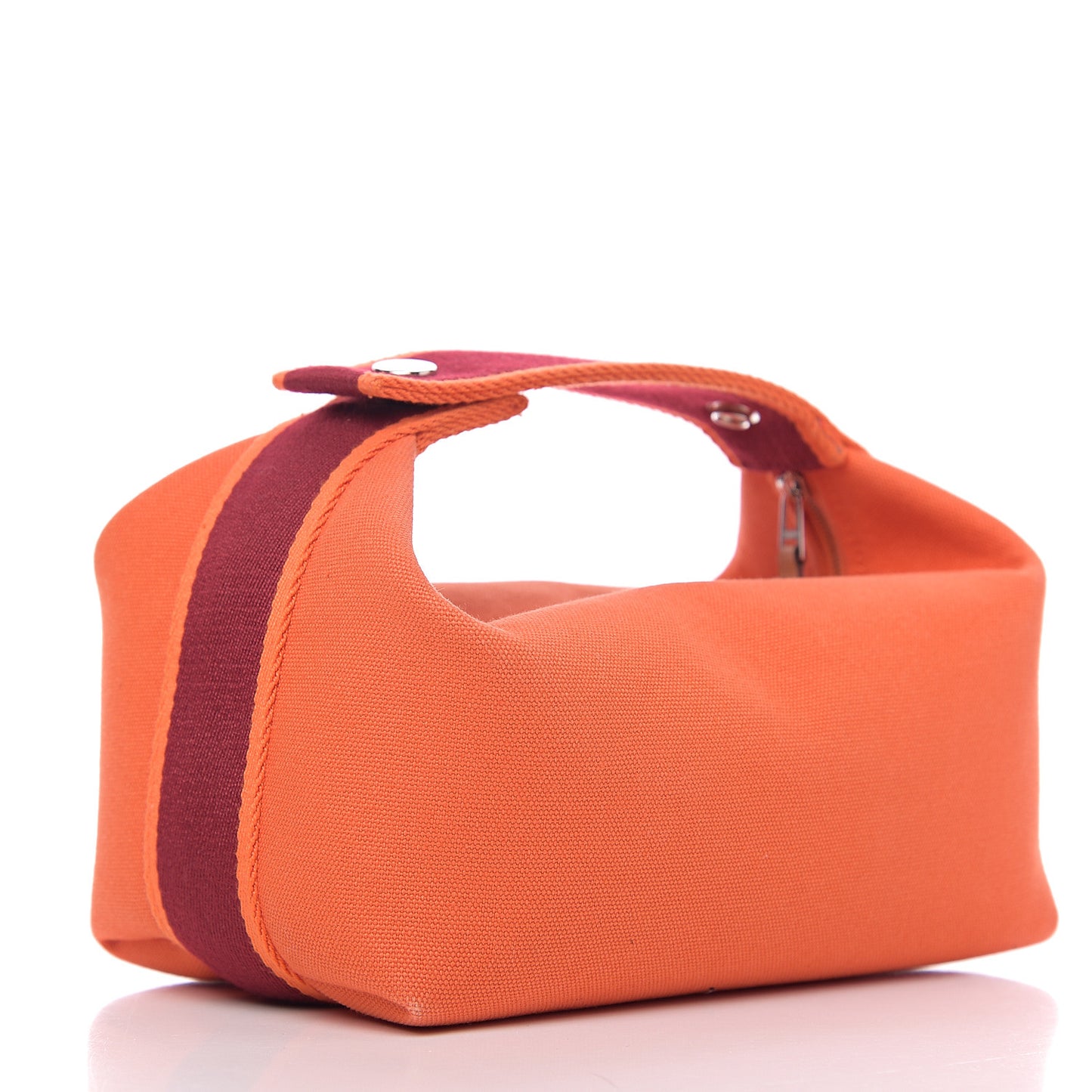 Canvas Small Bride-A-Brac Pouch Orange Burgundy
